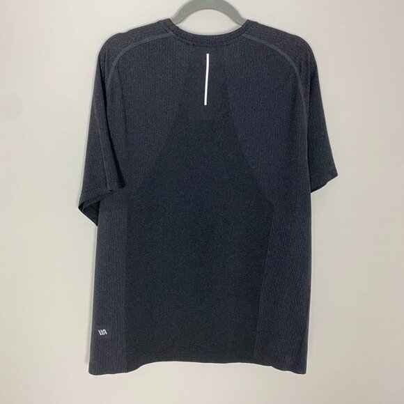 VRST Performance Short Sleeve T Shirt Athletic Gym Mens XL Grey - Picture 4 of 5